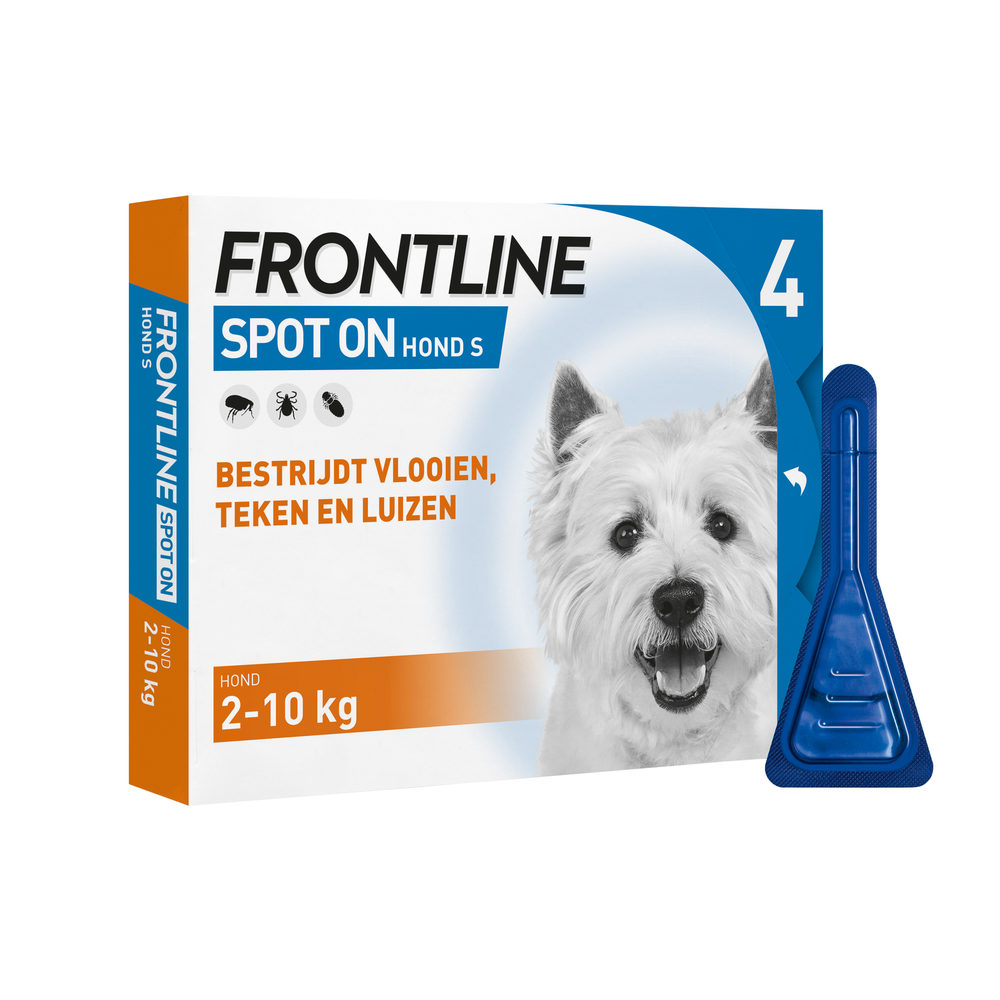Frontline Spot On Hond - 2 tot 10 kg - 4 pipetten