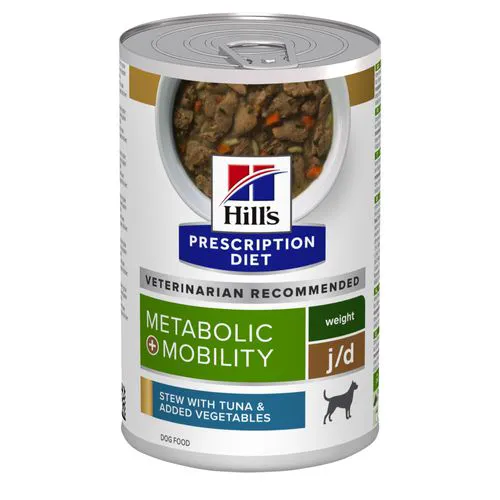 Hill's Prescription Diet Metabolic Mobility Stoofpotje Hond  - blik 12x354g