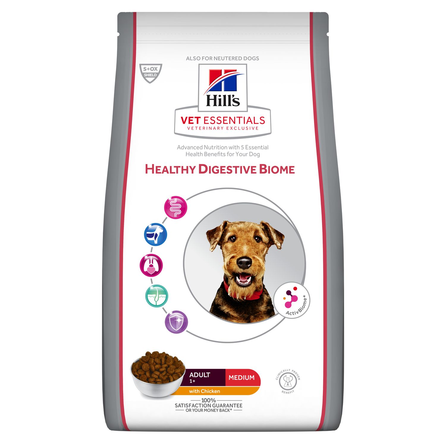 Hill's Vet Essentials Healthy Digestive Biome Adult Medium Hond - 2kg