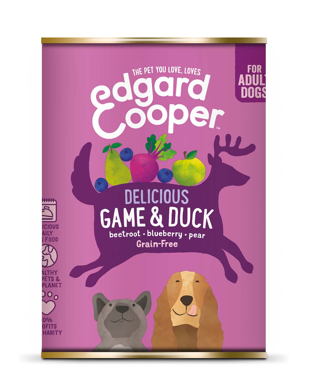 Edgard & Cooper Wild & Eend Hond - blik 6x400g