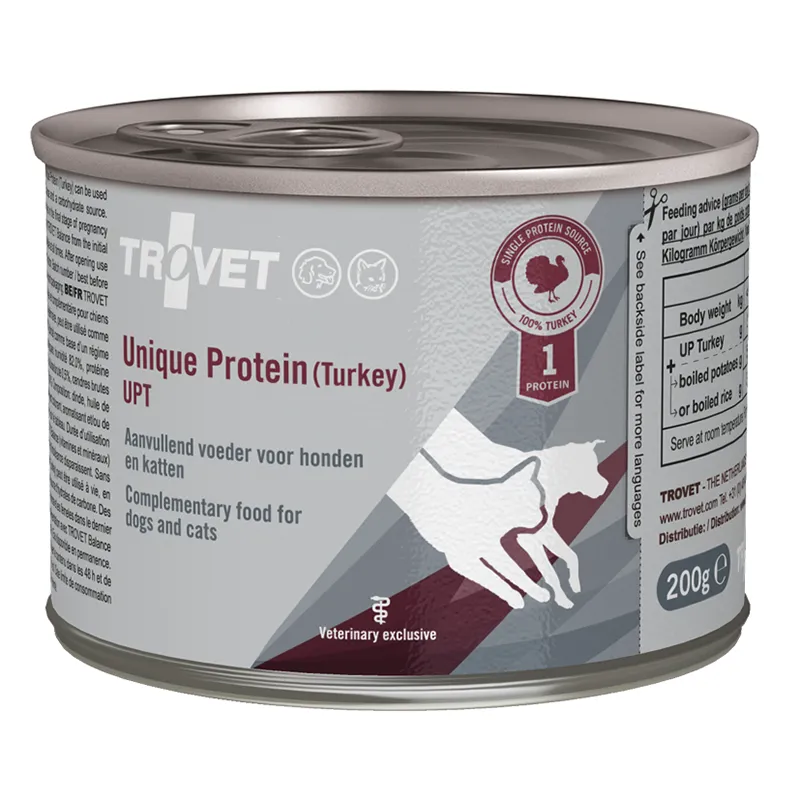 Trovet Unique Protein UPT Hond/Kat - blik 6x200g