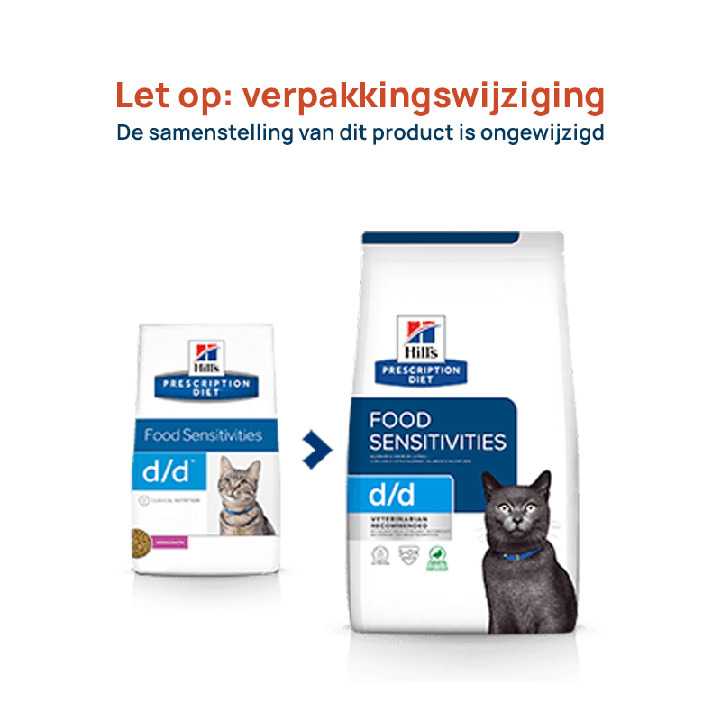 Hill's Prescription Diet Food Sensitivities d/d Kat - 3kg