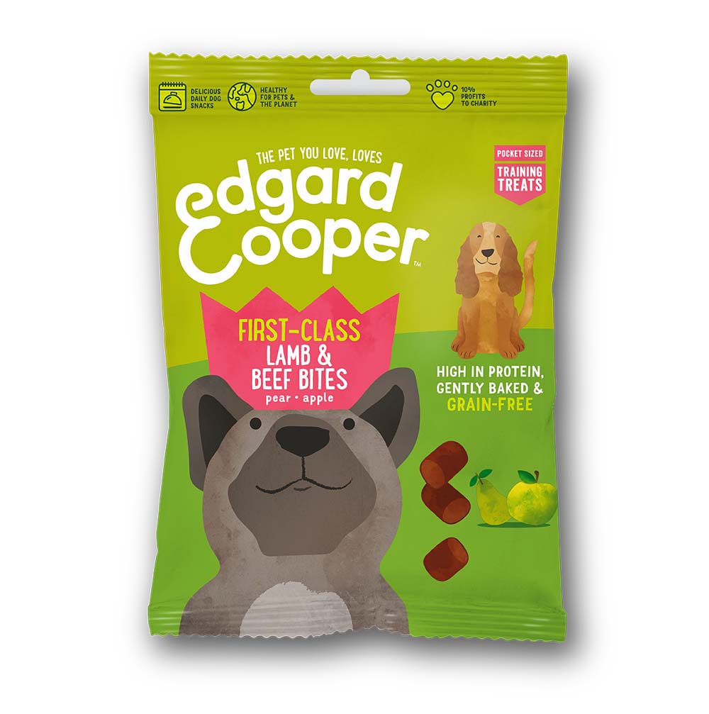 Edgard & Cooper Hond - bites 50g - lam & rund