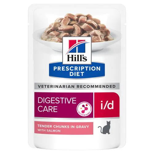 Hill's Prescription Diet Digestive Care i/d Kat - pouches 12x85g - zalm