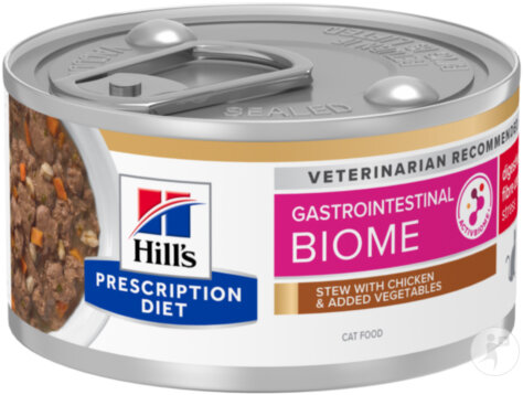 Hill's Prescription Diet  Gastrointestinal Biome Stoofpotje Stress Kat  blik