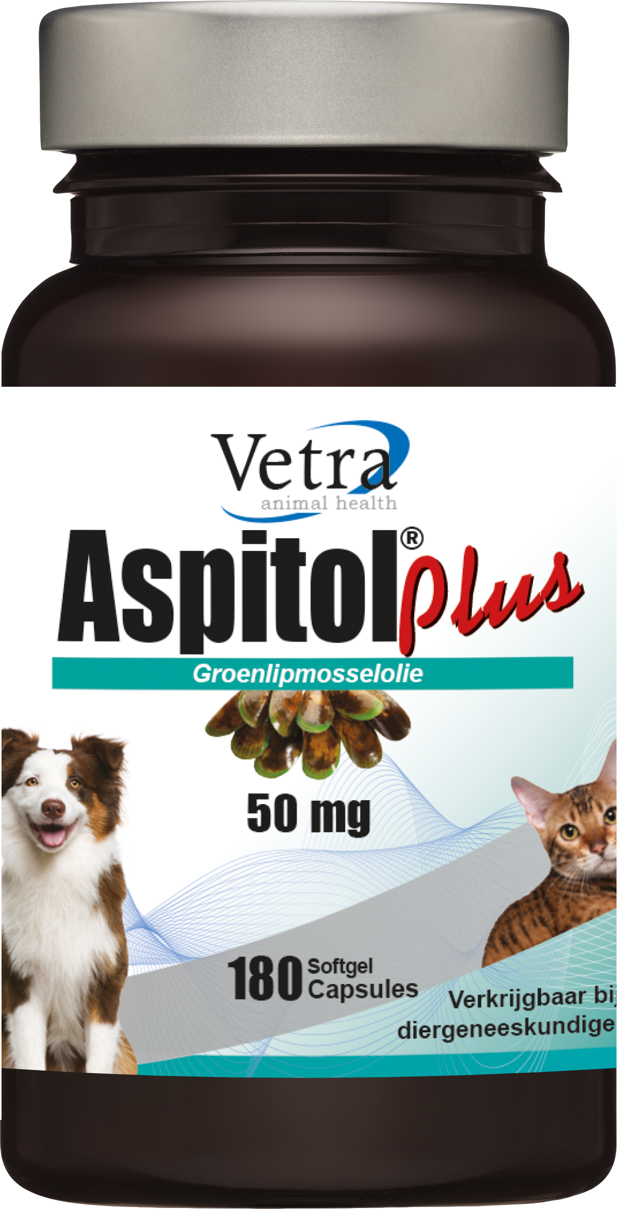 Vetra Aspitol Plus - Groenlipmosselolie 180 Capsules