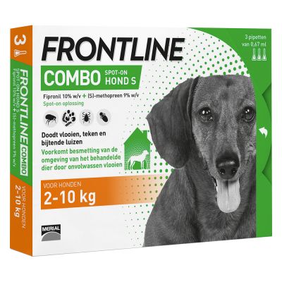 Frontline Combo Spot On Hond - 2 tot 10 kg - 3 pipetten 