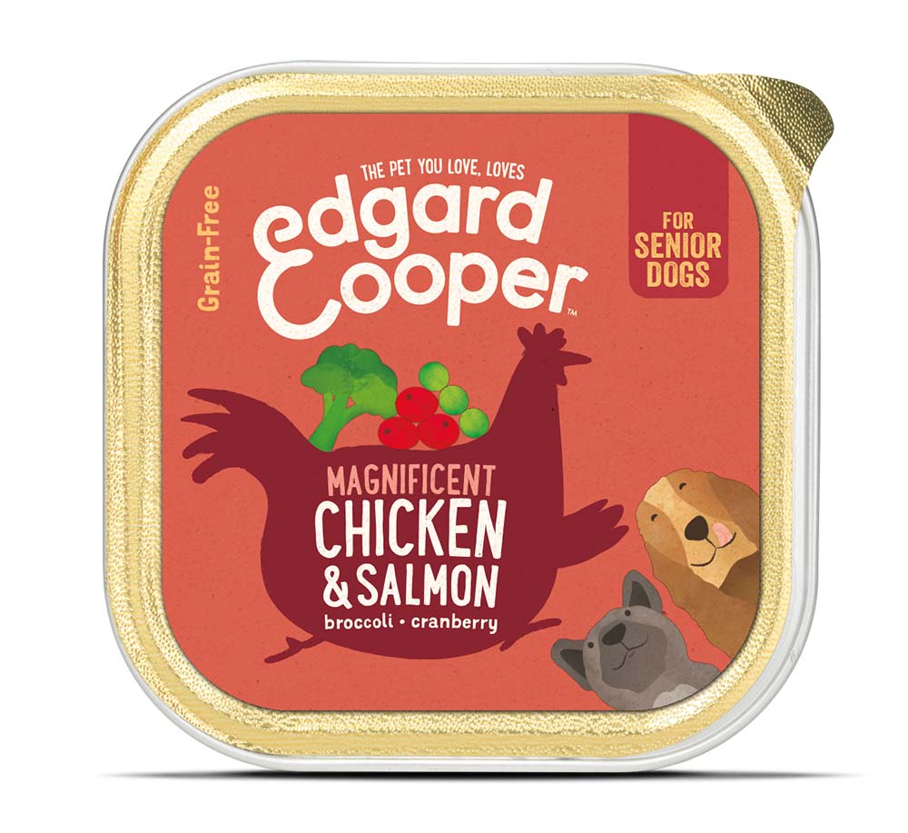 Edgard & Cooper Kip & Zalm Hond - kuipje 150g
