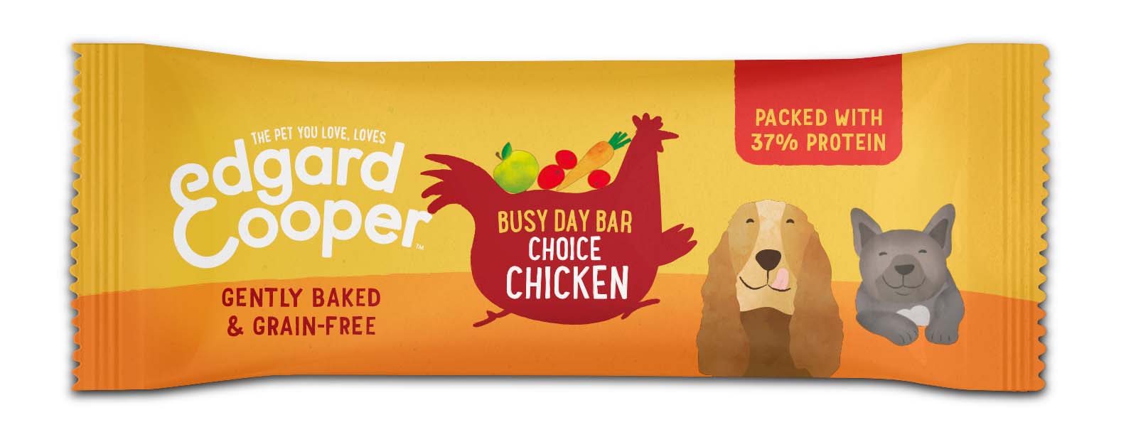 Edgard & Cooper Hond - Busy Day Bars 25g - kip