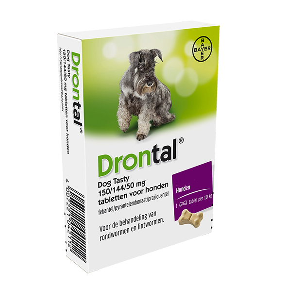 Drontal Dog Tasty Ontwormingstablet Hond >10 tot 35 kg