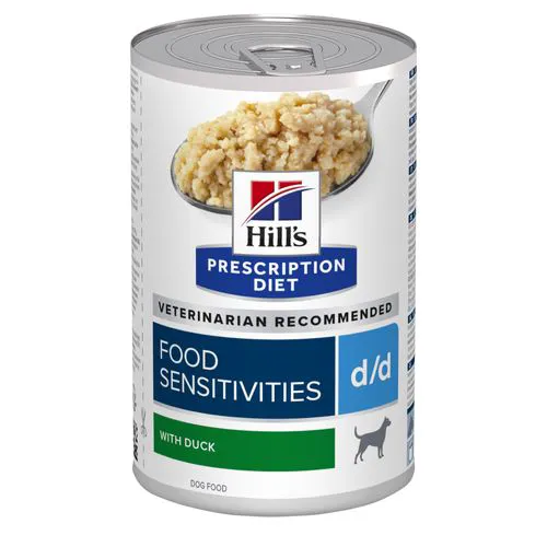 Hill's Prescription Diet Food Sensitivities d/d Hond - blik 12x370g