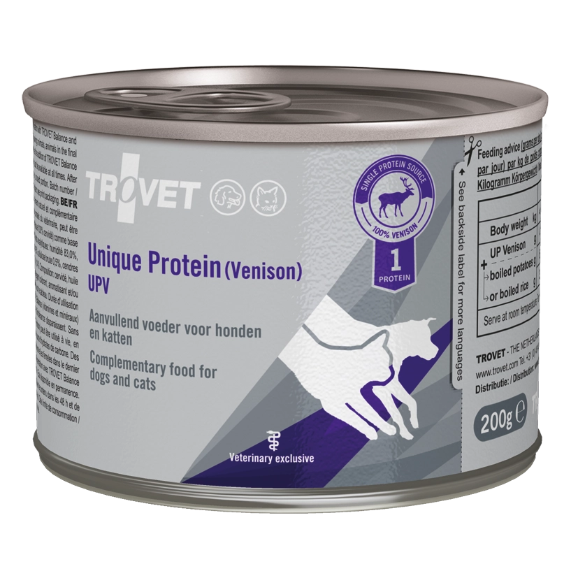 Trovet Unique Protein UPV Hond/Kat - blik 6x200g