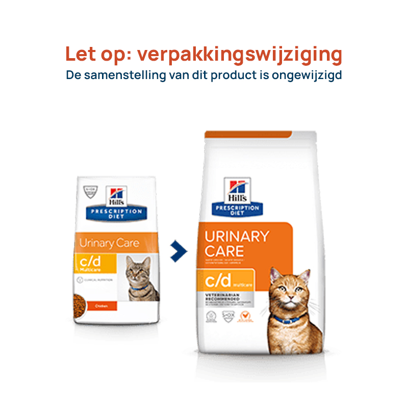 Portier Aanvulling Zeug Hill's Prescription Diet Urinary Care c/d - kattenvoeding