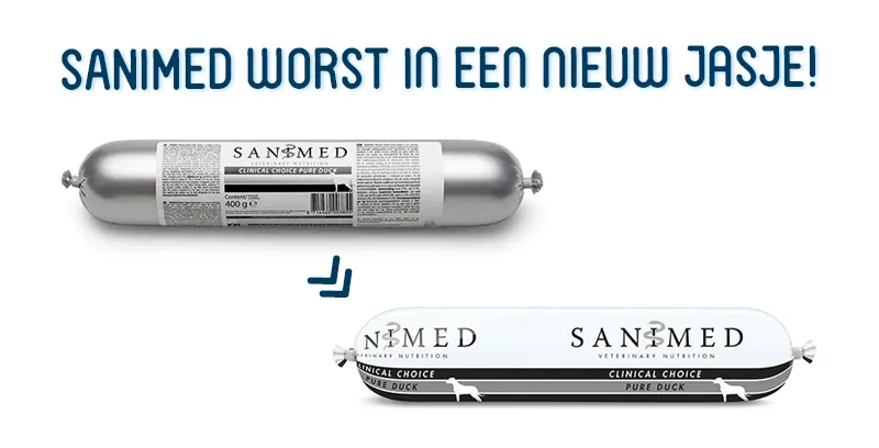 Sanimed Clinical Choice Pure Duck Hond - worst 400g