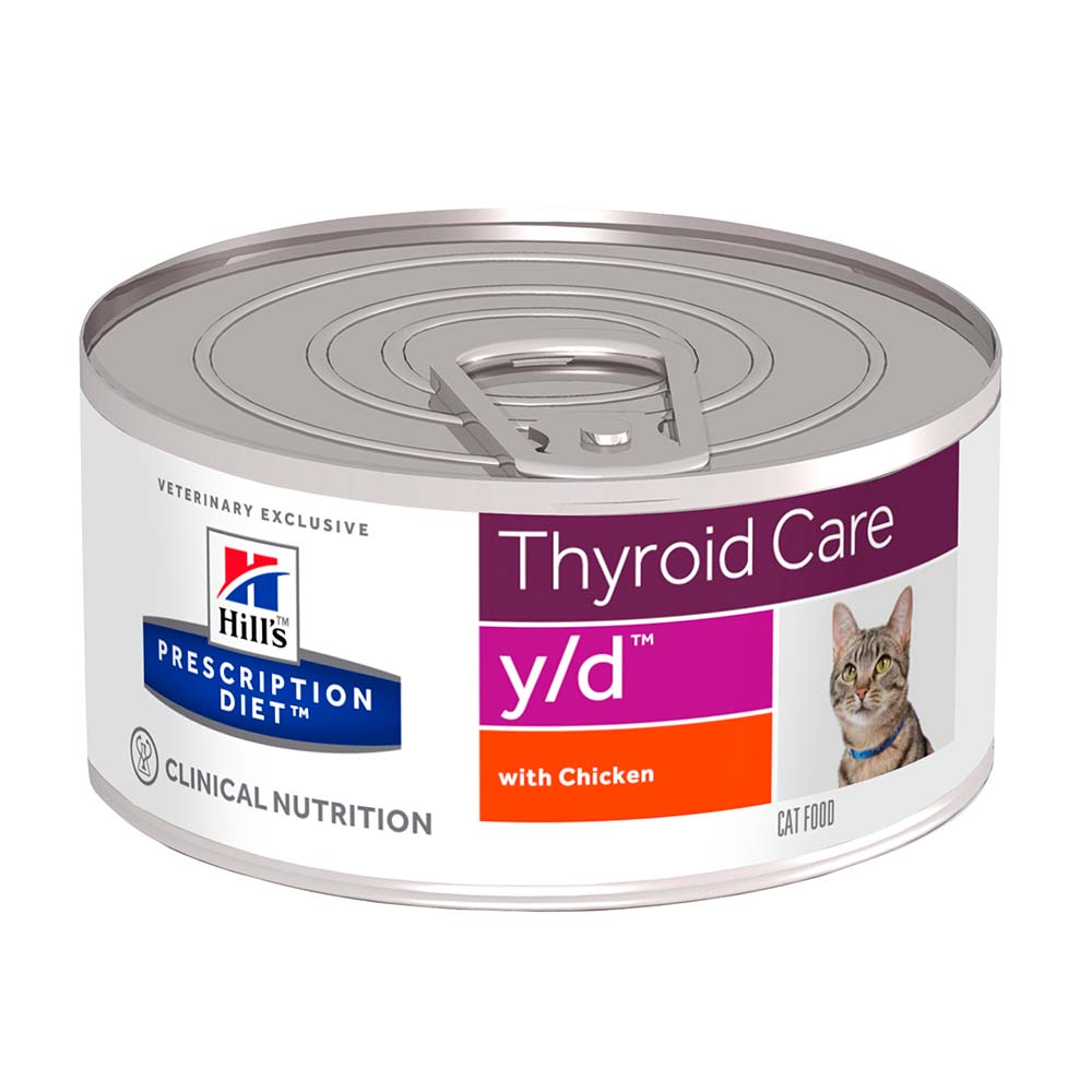 Hill's Prescription Diet Thyroid Care y/d Kat - blik 24x156g