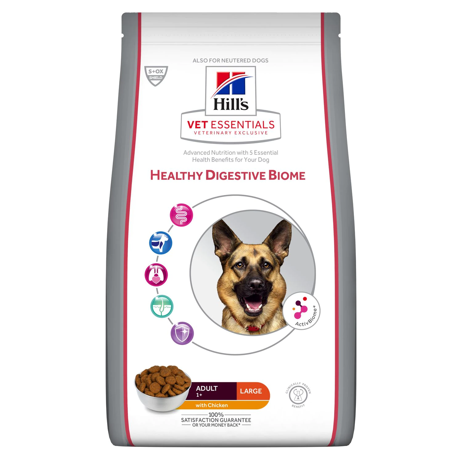 Hill's Vet Essentials Healthy Digestive Biome Adult Large Hond - 10kg