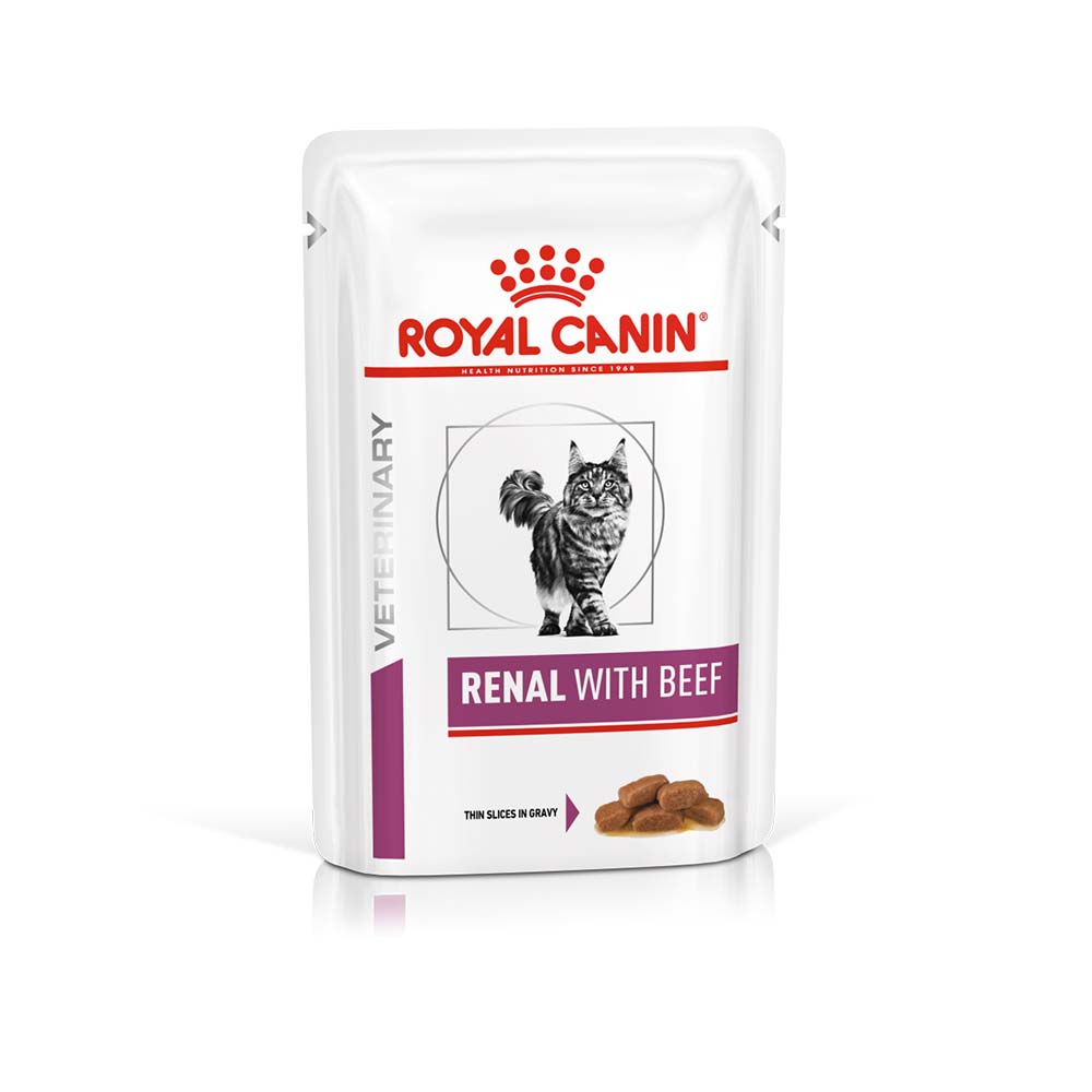 Royal Canin Renal Kat - pouches (gravy) 12x85g - rund