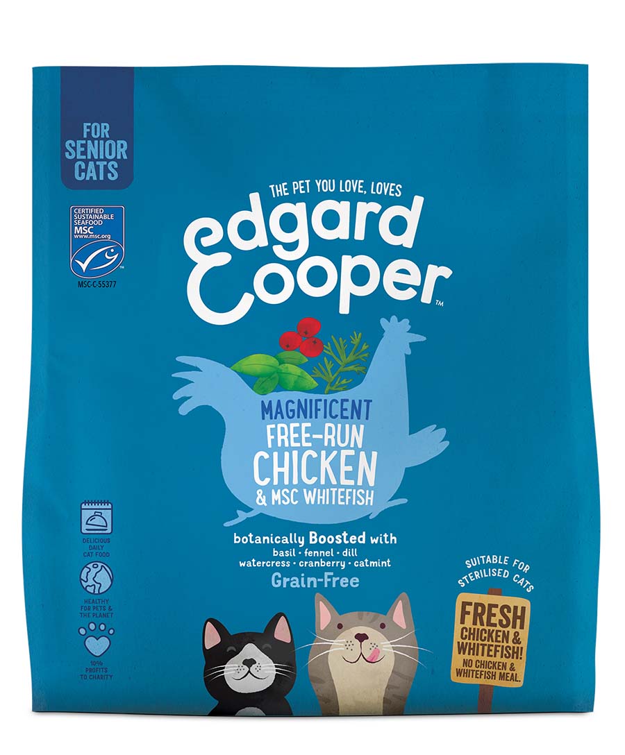 Edgard & Cooper Adult Kip & Vis Kat - 1,75kg