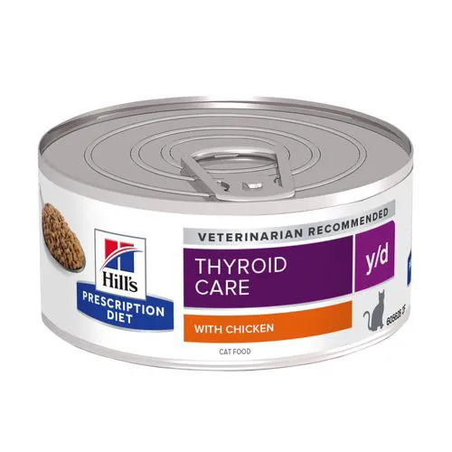 Hill's Prescription Diet Thyroid Care y/d Kat - blik 24x156g