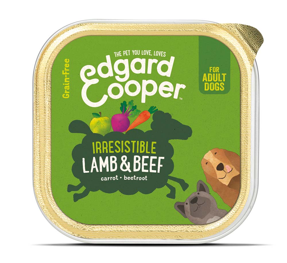 Edgard & Cooper Adult Lam & Rund Hond - kuipje 150g