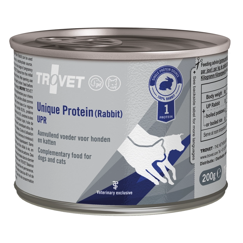 Trovet Unique Protein UPR Hond/Kat - blik 6x200g