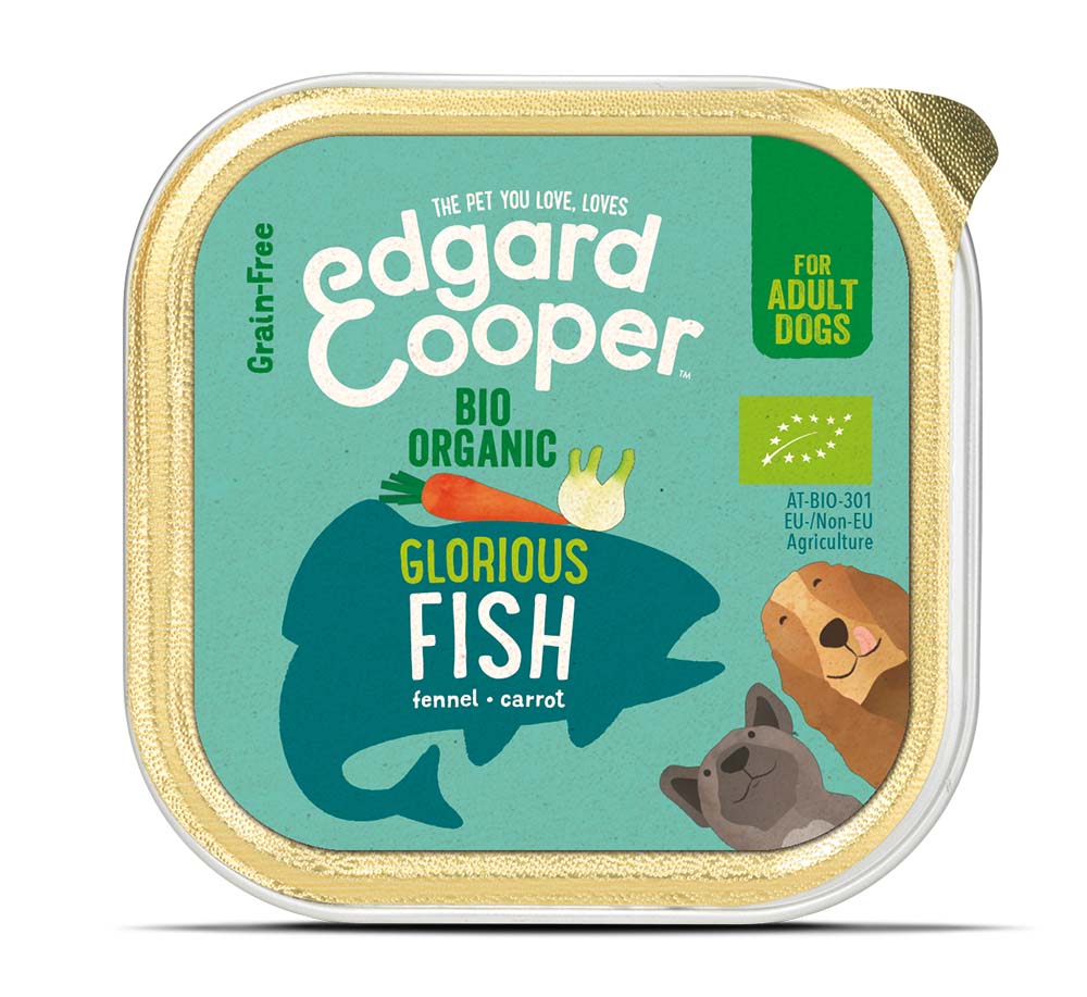 Edgard & Cooper Adult Biologisch Vis Hond - kuipje 100g