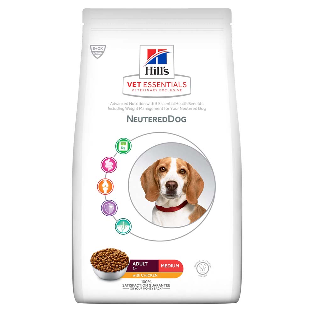 Hill's Vet Essentials NeuteredDog Adult Medium Hond - 10kg