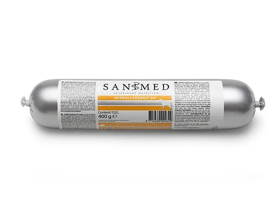 Sanimed Hypoallergenic DR Hond - worst 400g