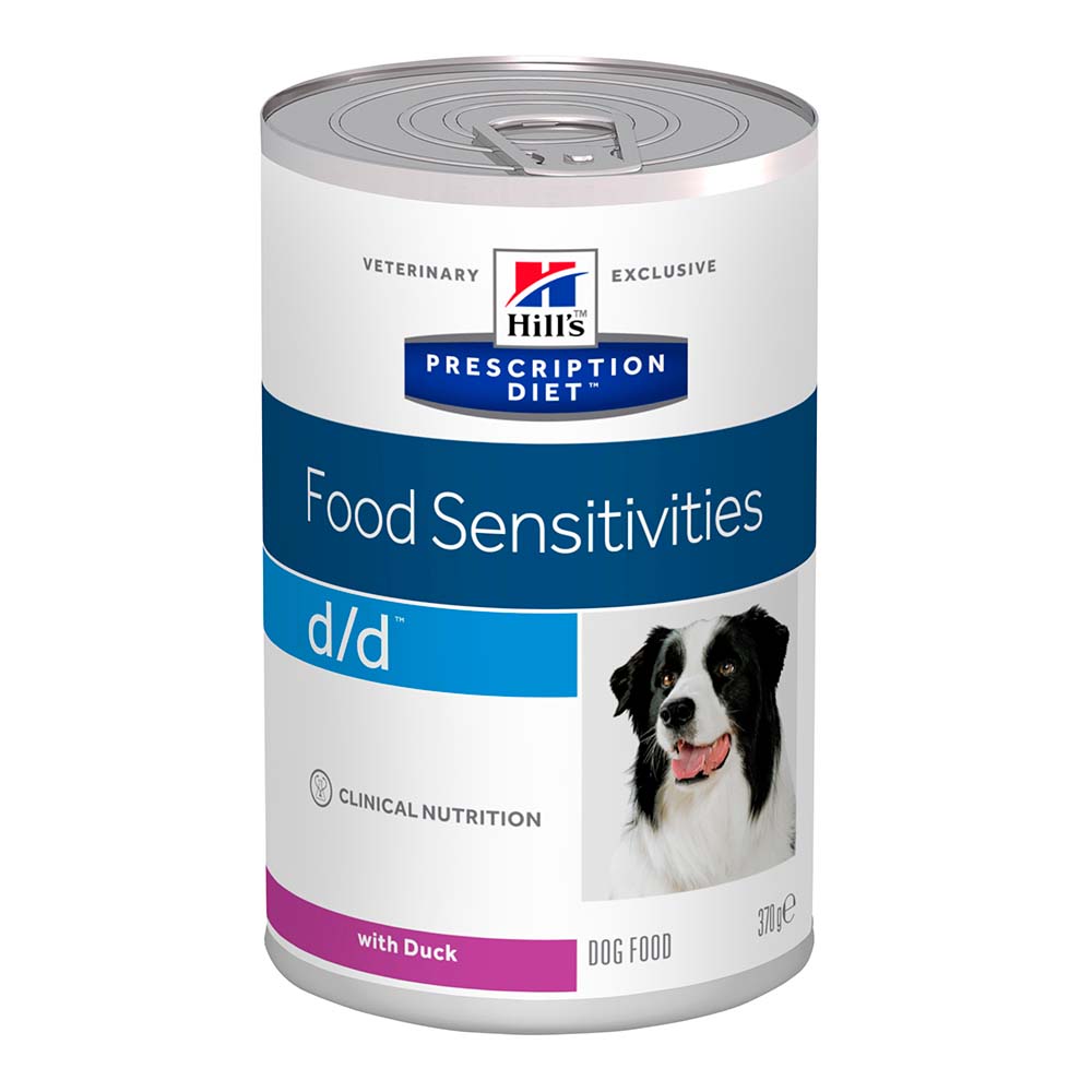 Hill's Prescription Diet Food Sensitivities d/d Hond - blik 12x370g