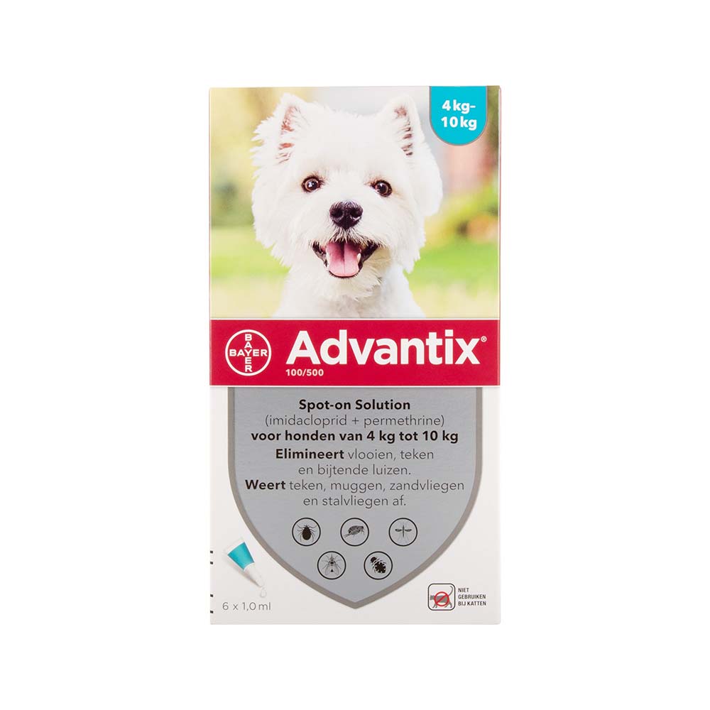 Advantix Hond - 4-10kg - 6 pipetten