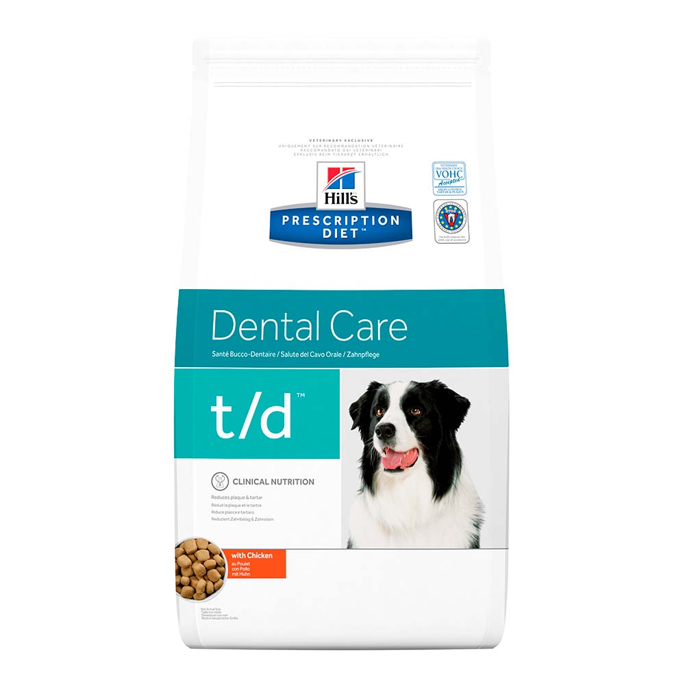 Hill's Prescription Diet Dental Care t/d Hond - 4kg