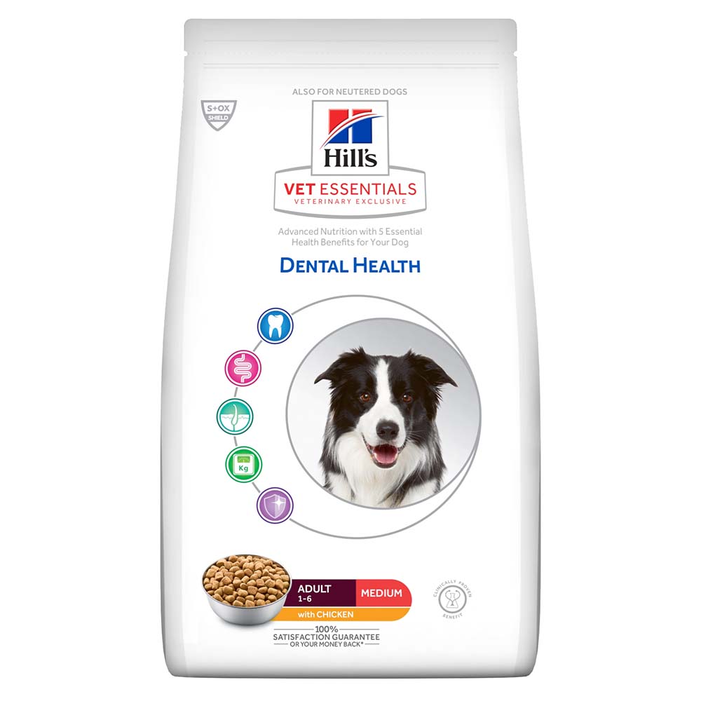 Hill's Vet Essentials Dental Health Adult Medium Hond - 2kg