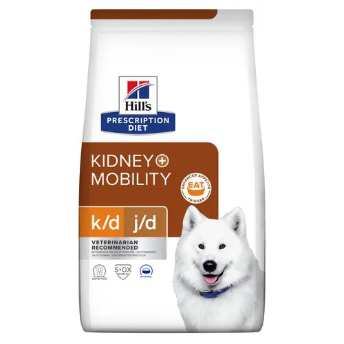 Hill's Prescription Diet Kidney Mobility k/d j/d Hond - 12kg