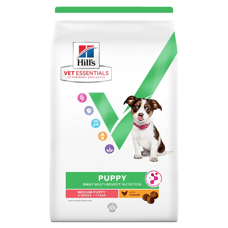 Jet Slim garen Hill's Vet Essentials Puppy Medium - PetMarkt.nl