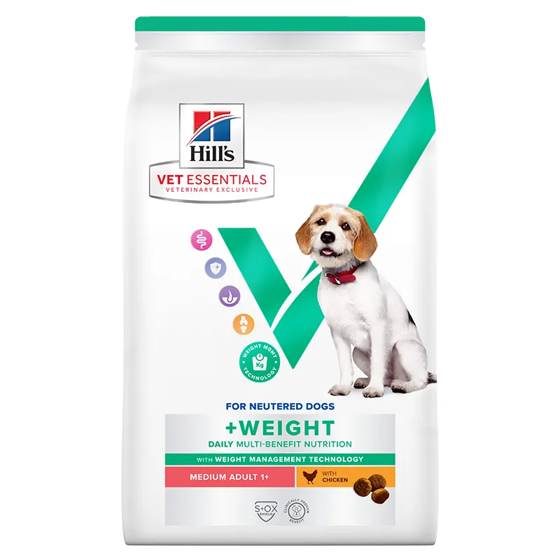Hill's Vet Essentials Weight Medium Hond - 10kg