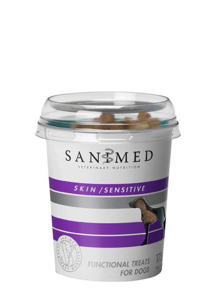 Sanimed Skin/Sensitive Hond - treats 175g