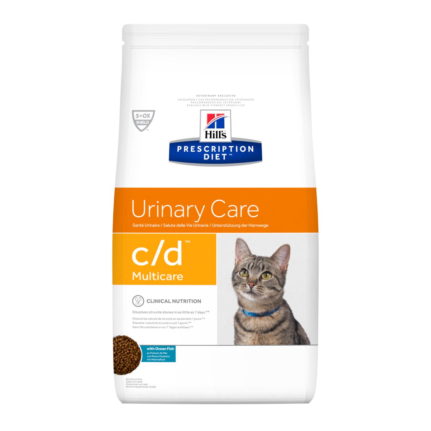 Hill's Prescription Diet Urinary Care c/d Kat - zeevis 1,5kg
