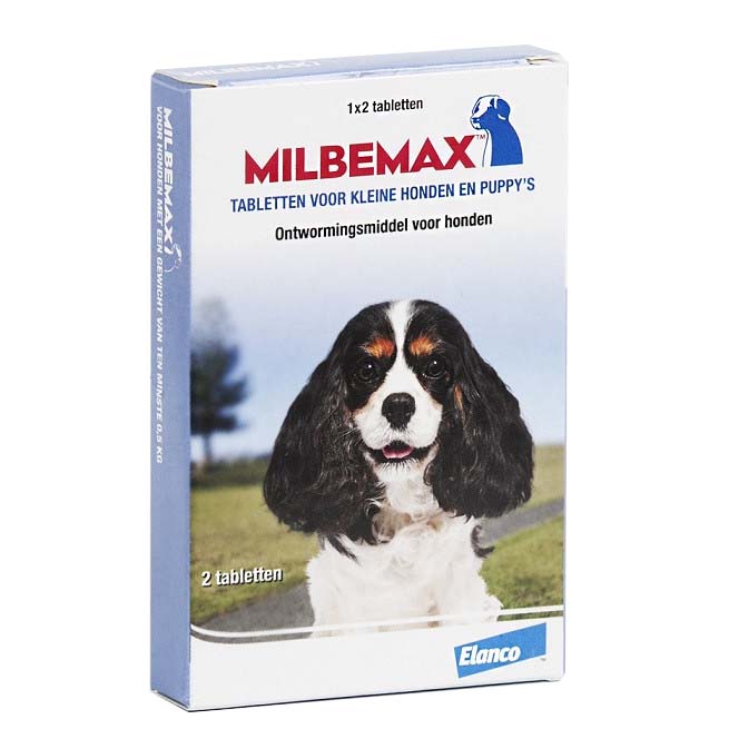 Milbemax Kleine Hond - 2 tabletten