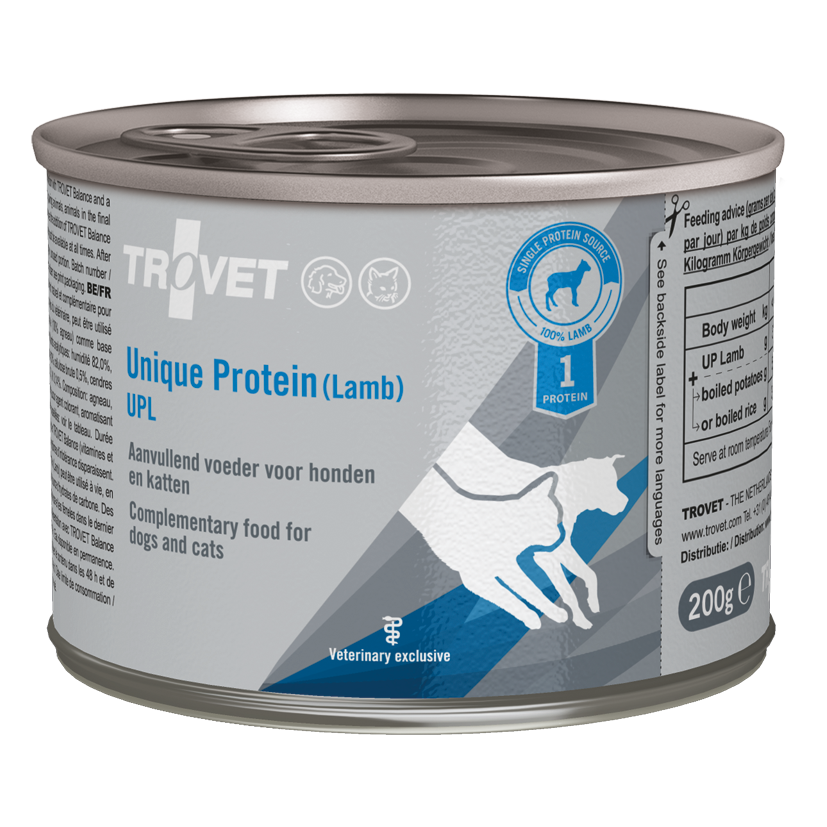 Trovet Unique Protein UPL Hond/Kat - blik 6x200g