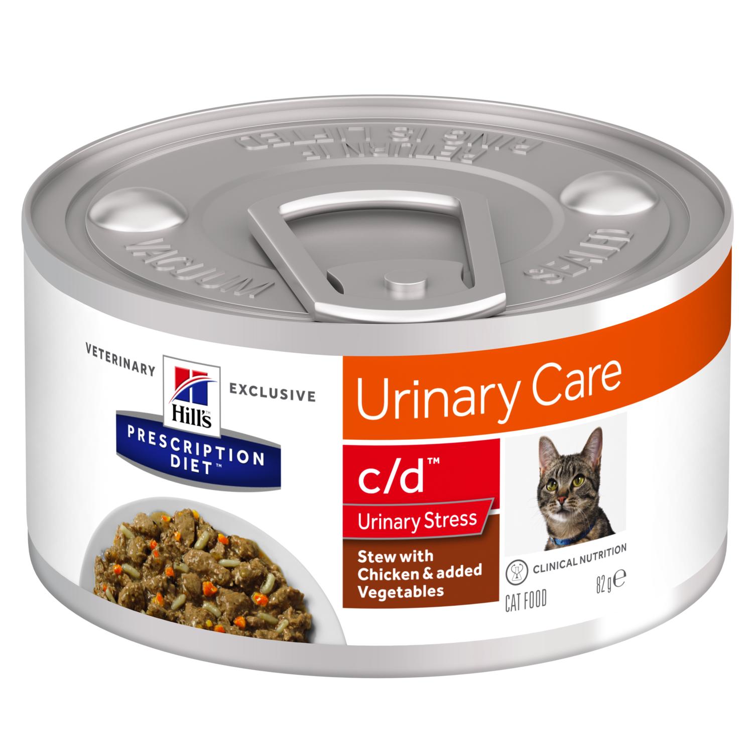 Hill's Prescription Diet Urinary Care c/d Stress Kat - blik 24x82g