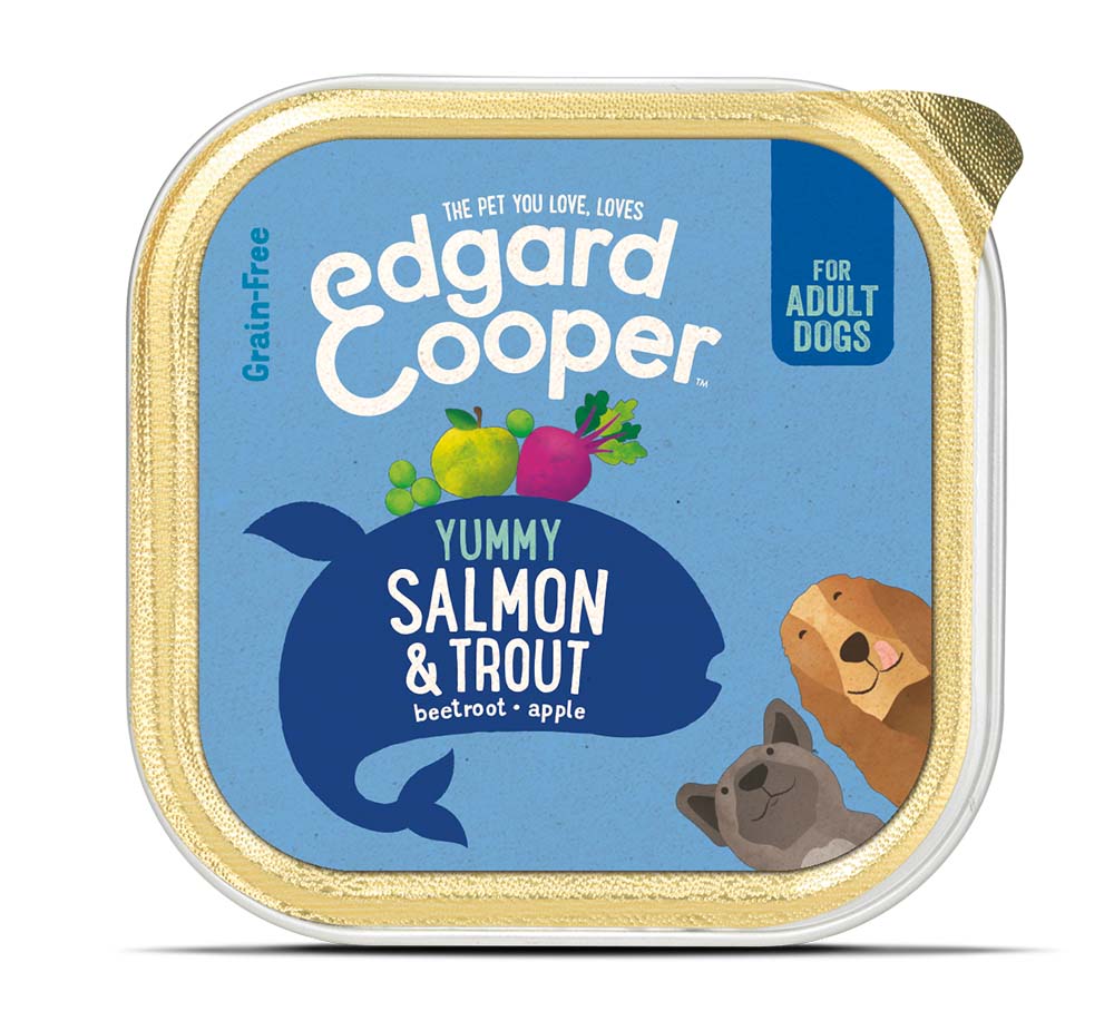 Edgard & Cooper Adult Zalm & Forel Hond - kuipje 150g