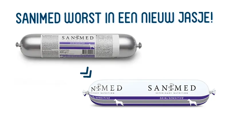 Sanimed Skin/Sensitive Hond - worst 400g